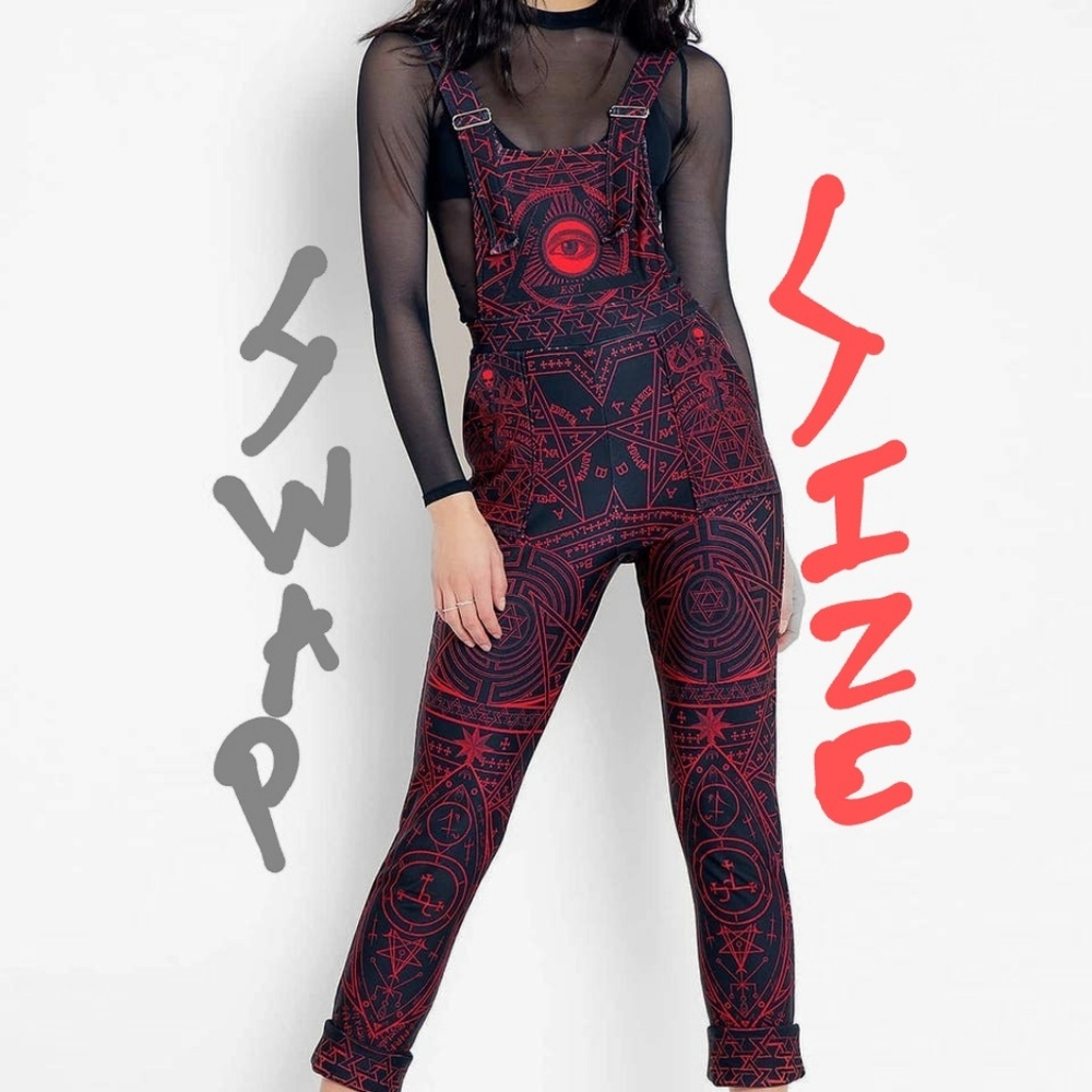 Blackmilk Secret Society Overalls looking for size swap